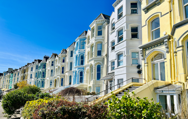Terrace of houses on the Promenade