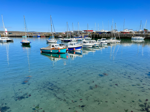 The calm inner harbour