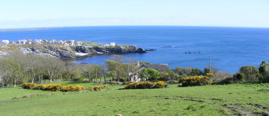 Perwick bay from Glen Chass